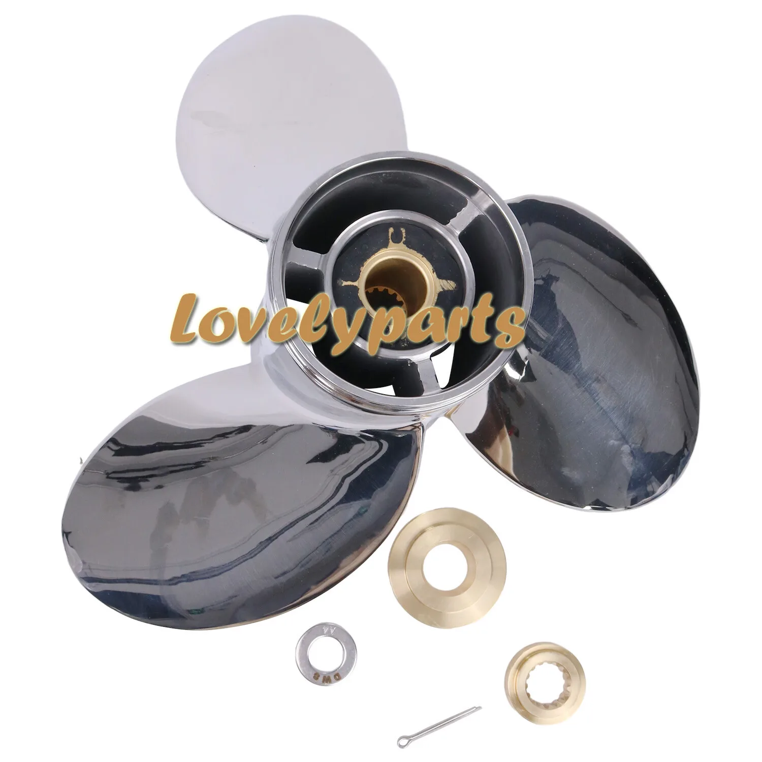 15 1/2 x 17 Stainless Boat Propeller 6CE-45978-20-00 For Yamaha 150-250HP RH