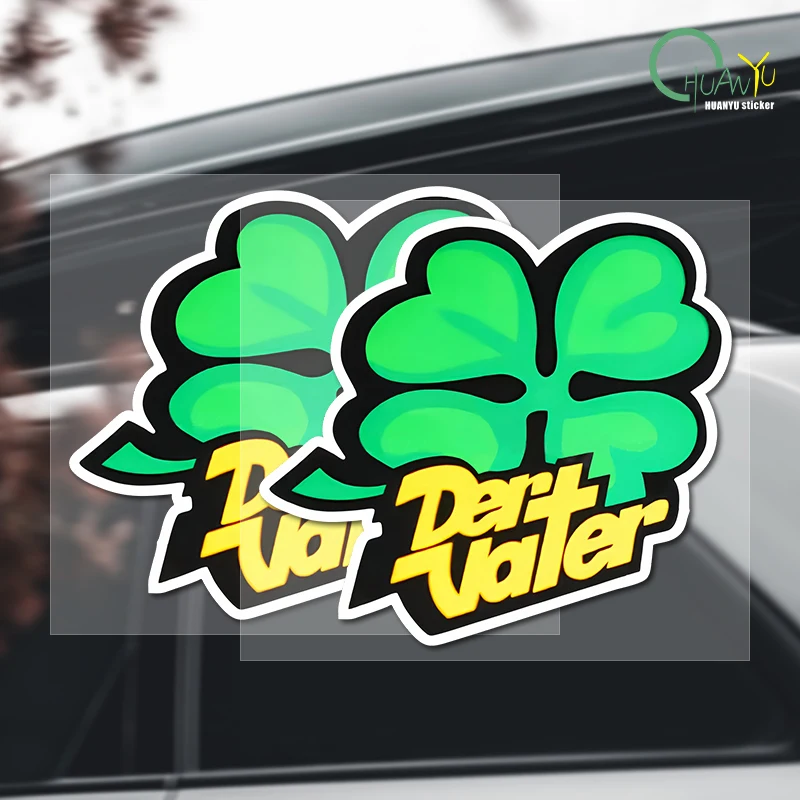 

Lucky four-leaf clover car sticker; helmet tail box; computer suitcase; waterproof scratch-resistant reflective sticker