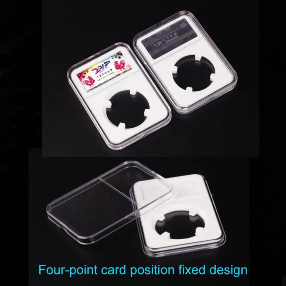 32mm Coin Cases Holder Chinese Rabbit Year Coin Silver Dollar Collection Box Gift Protection Boxes Case Container