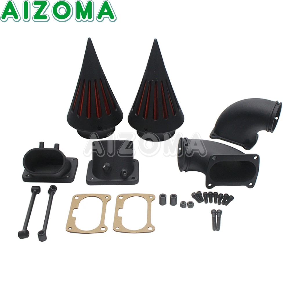 For Suzuki Boulevard M109 R All Year Motorcycle Accessories Black Cone Spike Air Cleaner Kit Intake Filter Compatible with M109R