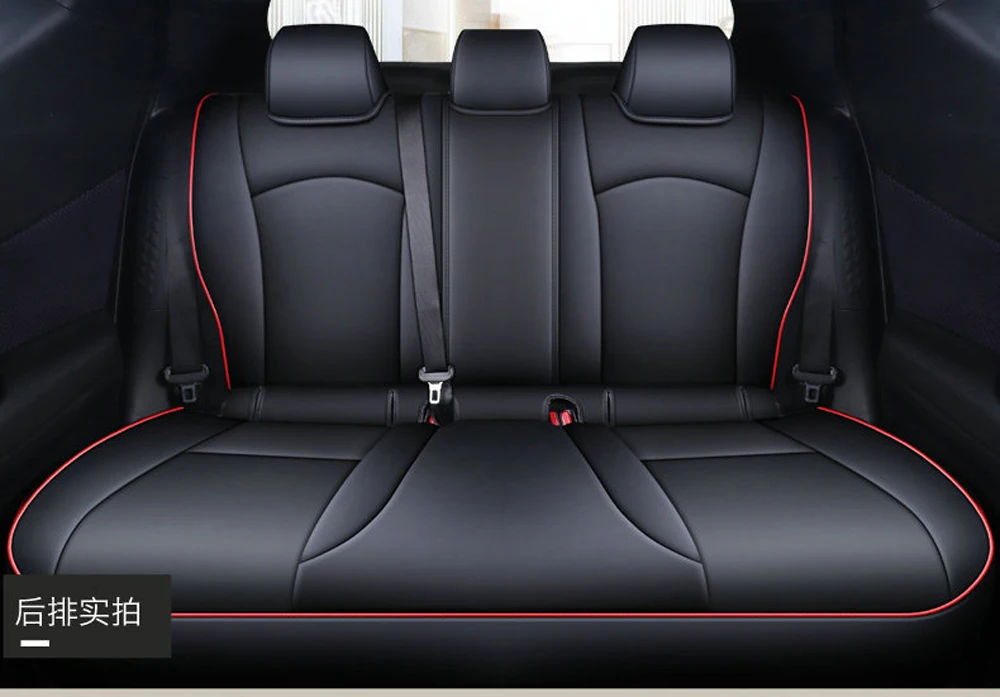 Custom Car Seat Covers For Toyota CHR 2019 2020 2021 2022 2023 2024 Waterproof Leather Seat Cushion Full Set Protective Cover