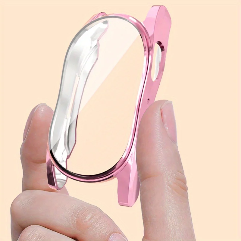 TPU-Hülle für Samsung Galaxy Watch 7-6-5-4-FE 40 mm 44 mm, vollständige Schutzhülle, Silikon-Stoßstange, Displayschutzfolie, Uhrenzubehör