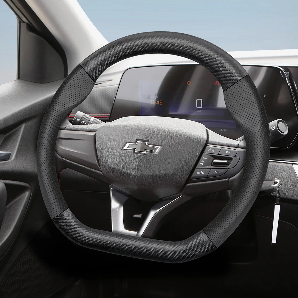 

Suitable for Chevrolet fiber texture steering wheel covers. Compatible with Chruze Spark Captiva Orlando Lacetti, Equinox car ac