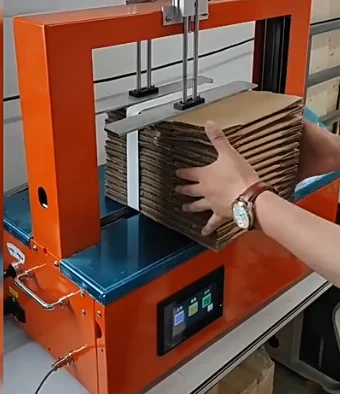 Table Top Paper Banding Machine Automatic Tape Strapping Machine Paper Banding Machine