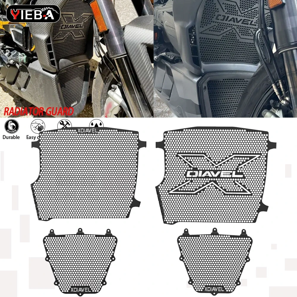 

2024 Motorcycle Oil Cooler Guard Radiator Guard Grille Cover Protector Grill For Ducati XDiavel S XDiavelS 2016 - 2021 2022 2023