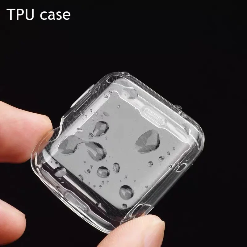 Screen Protector For Apple Watch case 45mm 41mm 44MM 40MM Full TPU bumper Cover 42mm 38MM accessories iwatch series 7 SE 6 5 4 3 image 6