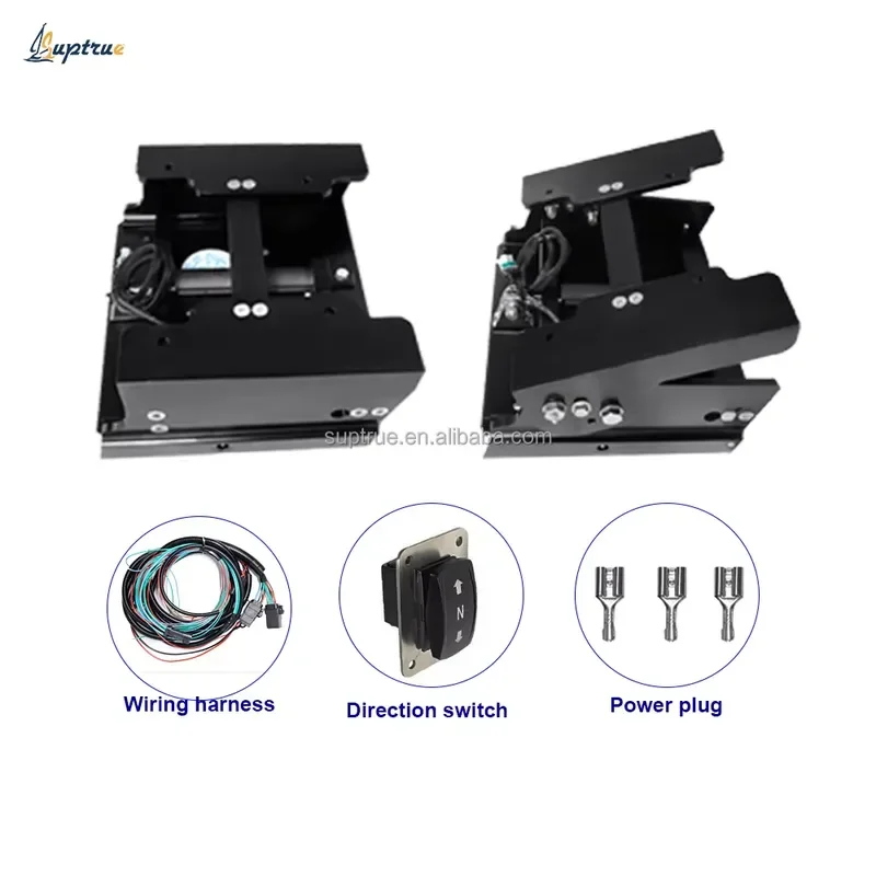 Marine Hydraulic Jack Plate Anodized Nautical Electric Outboard Jack Plates Outboard Engines Trim and Tilt 6 Inch Setback