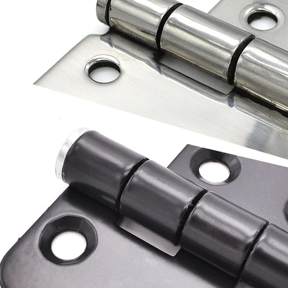 

1Pcs T Shape Hinge Steel Black Heavy Duty Industrial Box Automation Equipment Door Gate Furniture Hinge 11.2x7cm