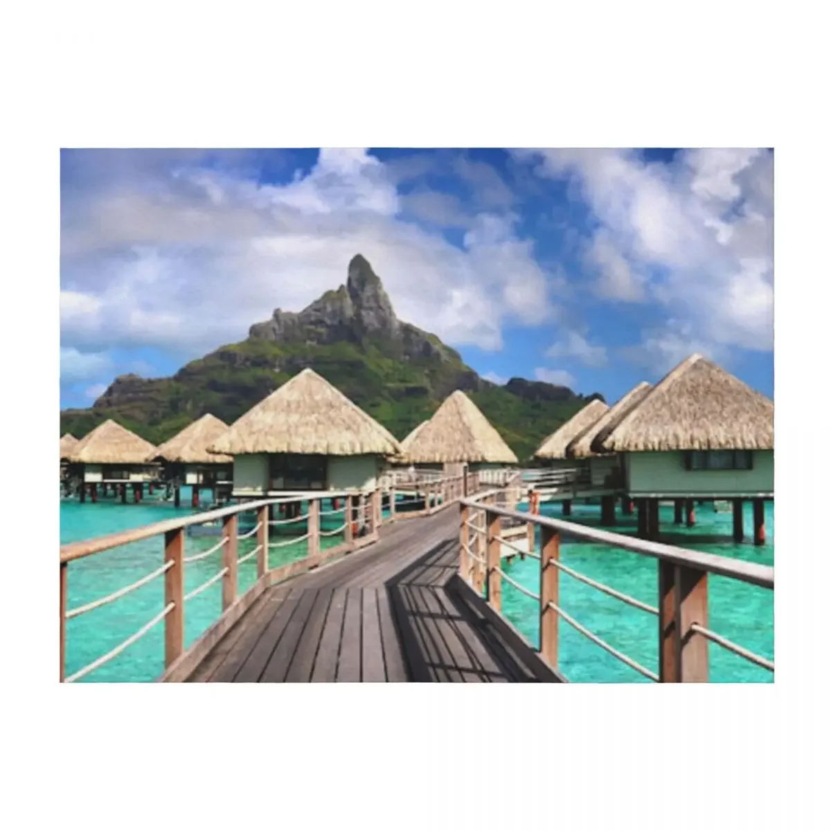

Bora Bora Throw Blanket Blankets For Sofas Beach For Baby warm for winter Blankets