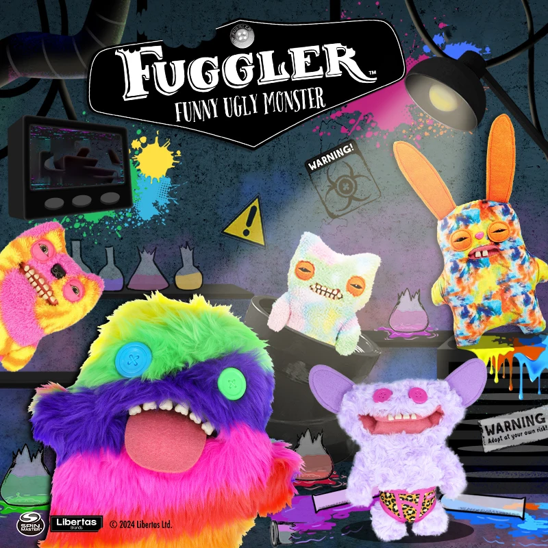 Fuggler laboratório misfits edição fuggler engraçado monstro feio gaptooth mcgoo oogah boogah dentes feios brinquedos de pelúcia maluco diversão brinquedos