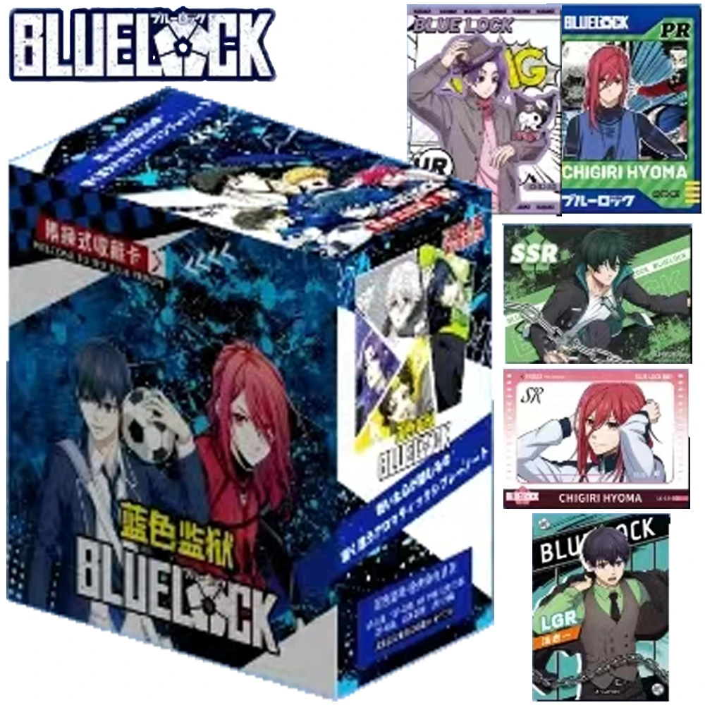 

BLUE LOCK Collection Card For Children Chigiri Hyoma Rin Itoshi Japanese Football Themed Anime Rare Limited Game Card Kids Gifts