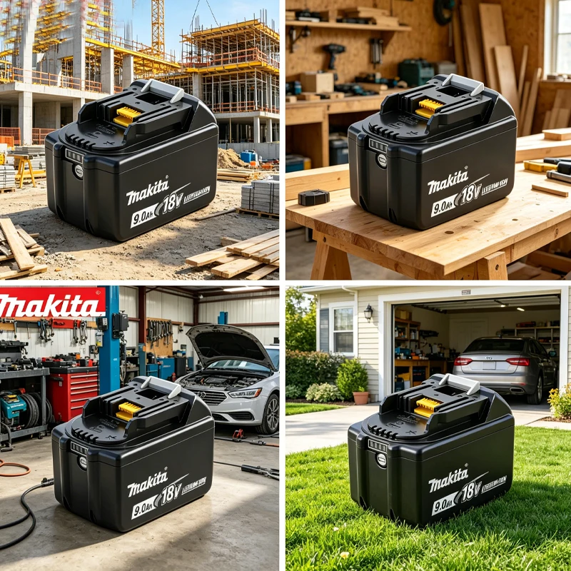 

Compatible with Makita DTD173 Impact Driver, 9000mAh 18V High-Capacity Lithium Battery