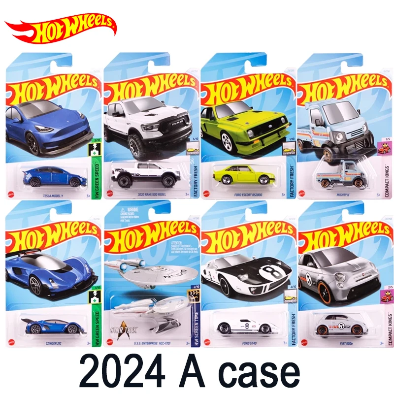 24A Hot Wheels Car Kids Boys Toys for Children 1/64 Diecast Dodge Charger Ford GT Batmobile Ram Rebel Monster High Ghoul Mobile