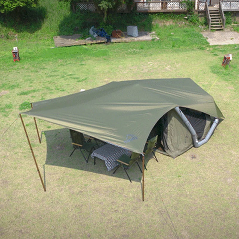 

Havena Air Tent-Army Green Outdoor Camping Luxury High Quality Glamping Accommodation Unique Tent Family Inflatable Tent