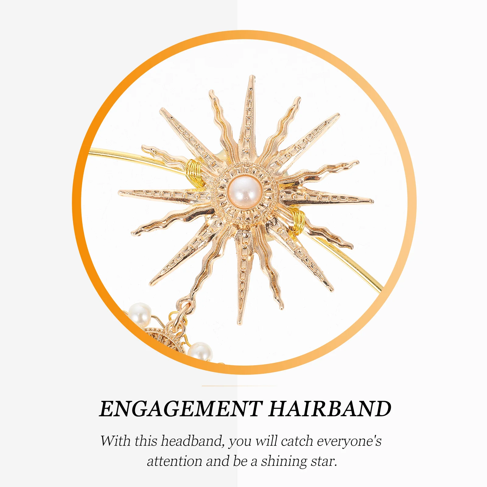 

Golden Hair Accessories Virgin Mary Headband For Party Festival Dance Vacation Photo Prop Decorative Headwear