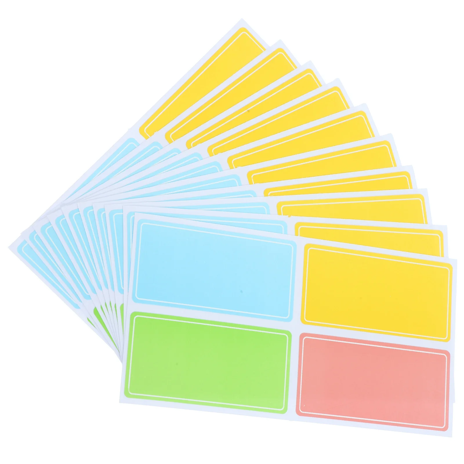 

120pcs Colored Sticky Labels Colorful Classification Sticker Tabs For Home Office Organization Name Tag Label Sorting Adhesive