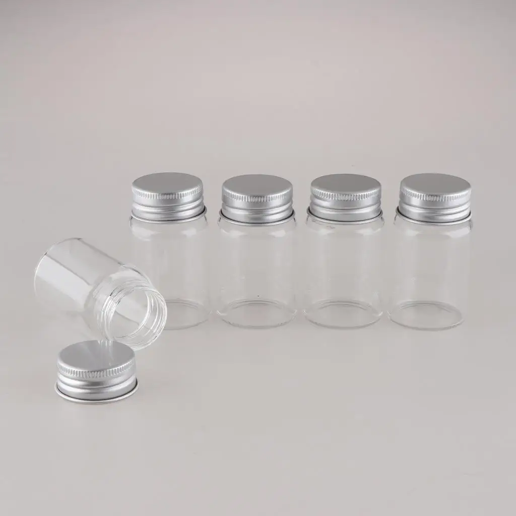 空の詰め替え可能なガラス瓶、マルチパック化粧品収納容器、ネジ蓋付きジャー、メイクアップキットツールとアクセサリー用