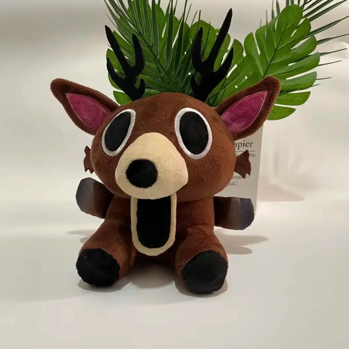 Forest Survival 99 Nights Brown Elk Deer White Owl Plush Doll Stuffed Animal Soft Pillow Kids Gift Game Merchandise image 3