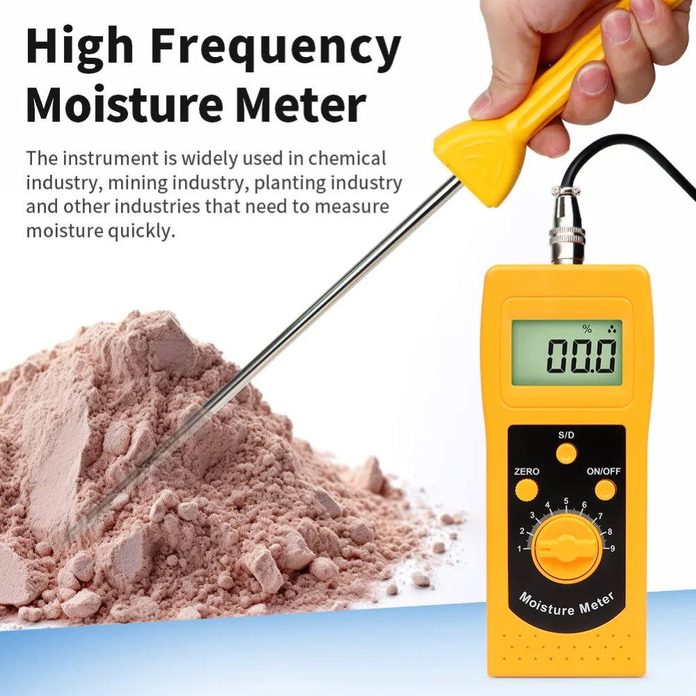 

Multifunctional High Frequency Moisture Meter for Accurate Humidity and Water Content Measurement Portable Design