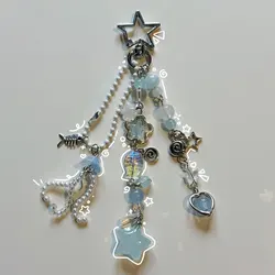 Jellyfish Phone Charm Ocean Theme Keychain Star Keychain