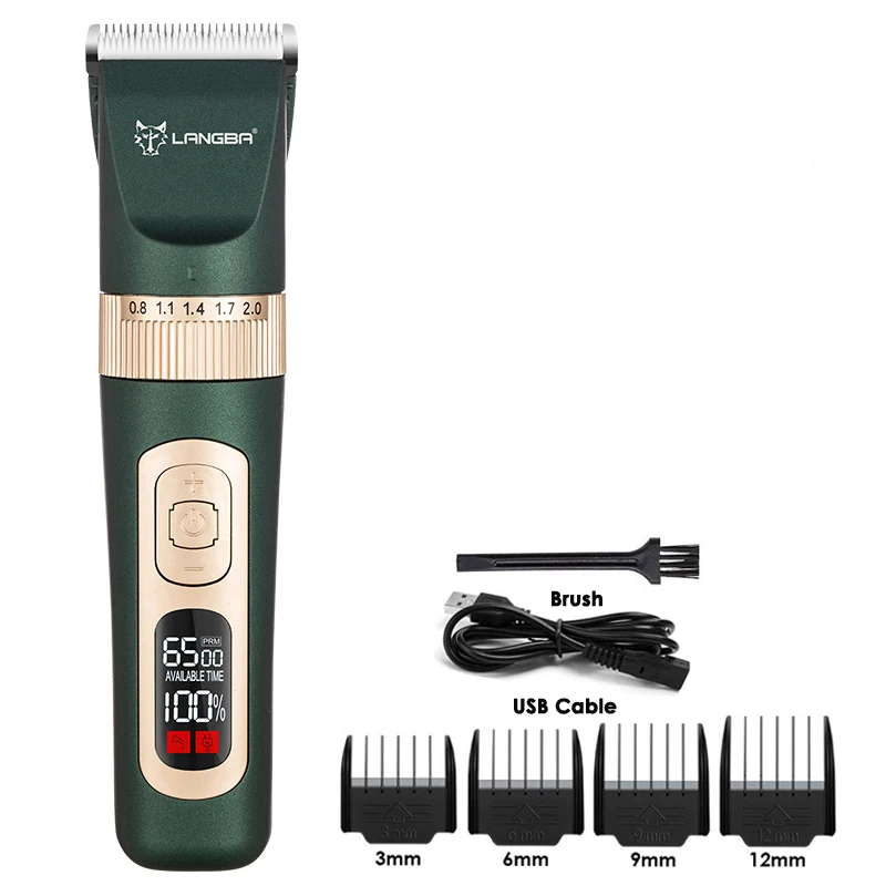 maquina-de-cortar-pelos-de-cachorro-langba-c95-profissional-com-tela-lcd-aparador-eletrico-recarregavel-para-gatos-e-caes