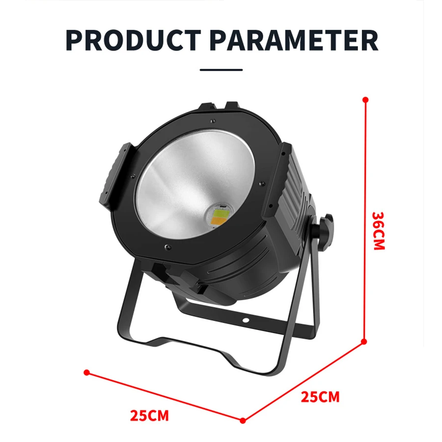 DJ 디스코 파티 나이트 클럽 웨딩 교회용 무대 조명, 100W, 150W, 200W, LED COB, 따뜻한 화이트 쿨 화이트, 2 인 1 파 라이트, DMX512