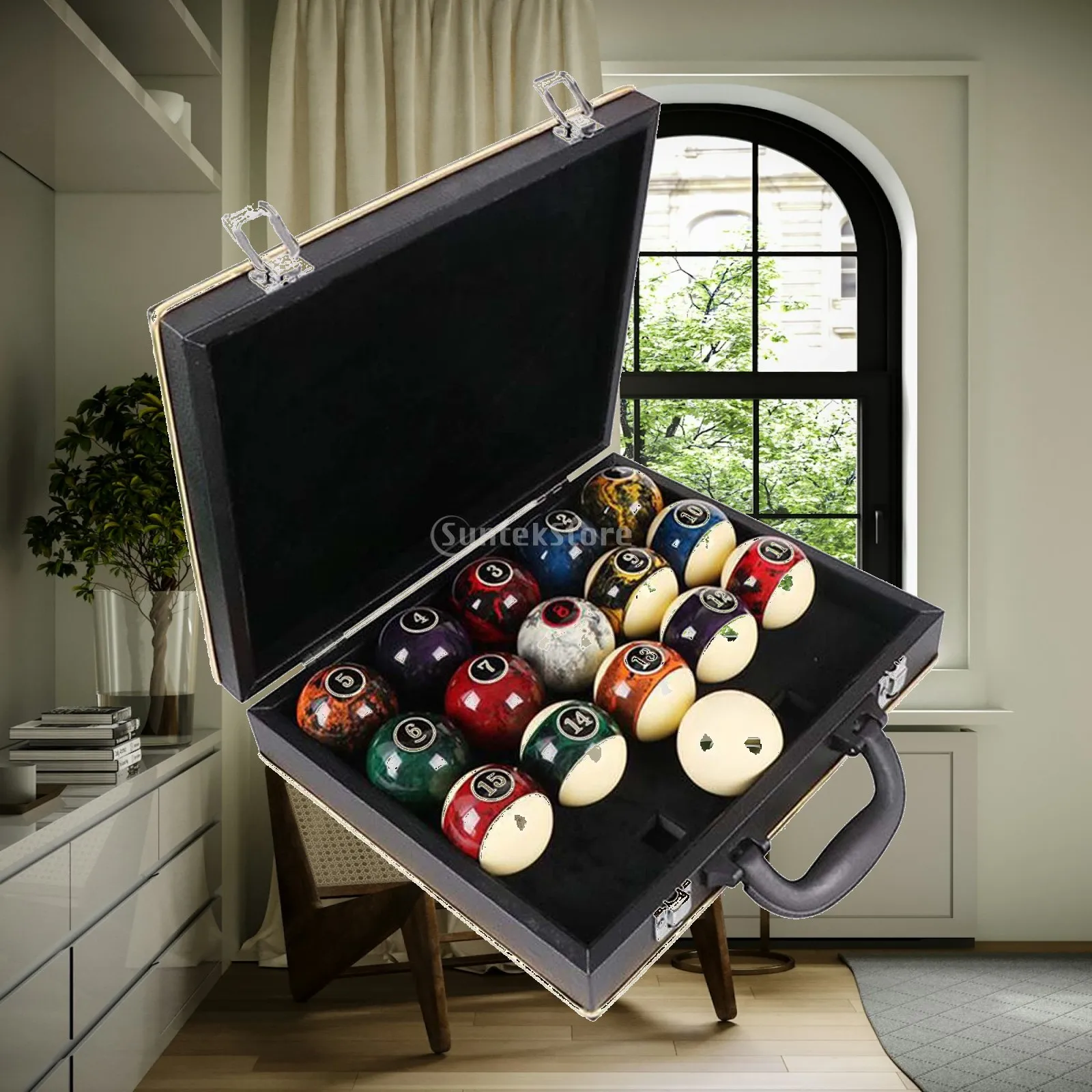 

16 Pieces Billiard Balls Pool Table Balls Billiards Equipment Replacement