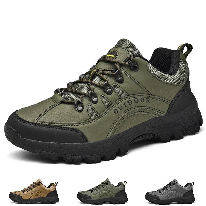 

Hiking Shoes Men Breathable Outdoor Shoes for Man Non Slip Mountain Climbing Shoes Trekking Sneakers 2023 Men's Hunting Boots