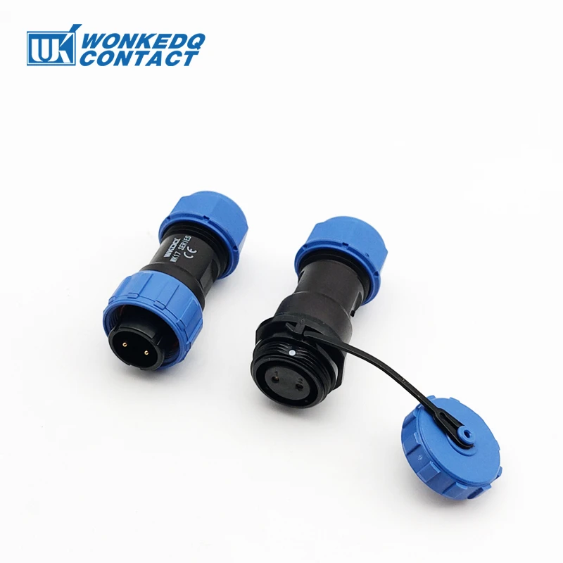 SP17 Waterproof Connector Docking Male Female Set Plug Socket 2/3/4/5/6/7/9/10 Pin 17mm Wire Electric Aviation Cable Connector