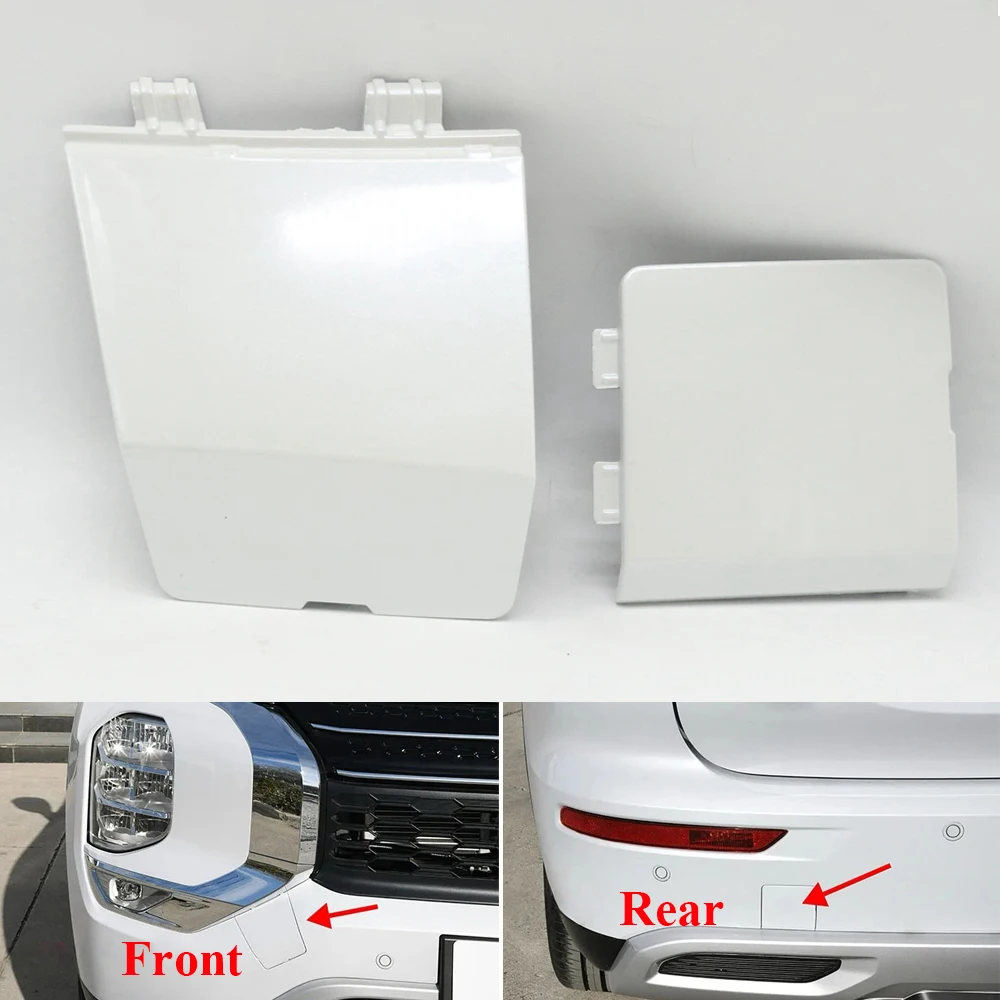 

1 PCS Front Rear Bumper Trailer Towing Eye Cover Tow Hook Cap Trim Lid 6400L364ZZ 6410F499ZZ For Mitsubishi Outlander 2022-2025