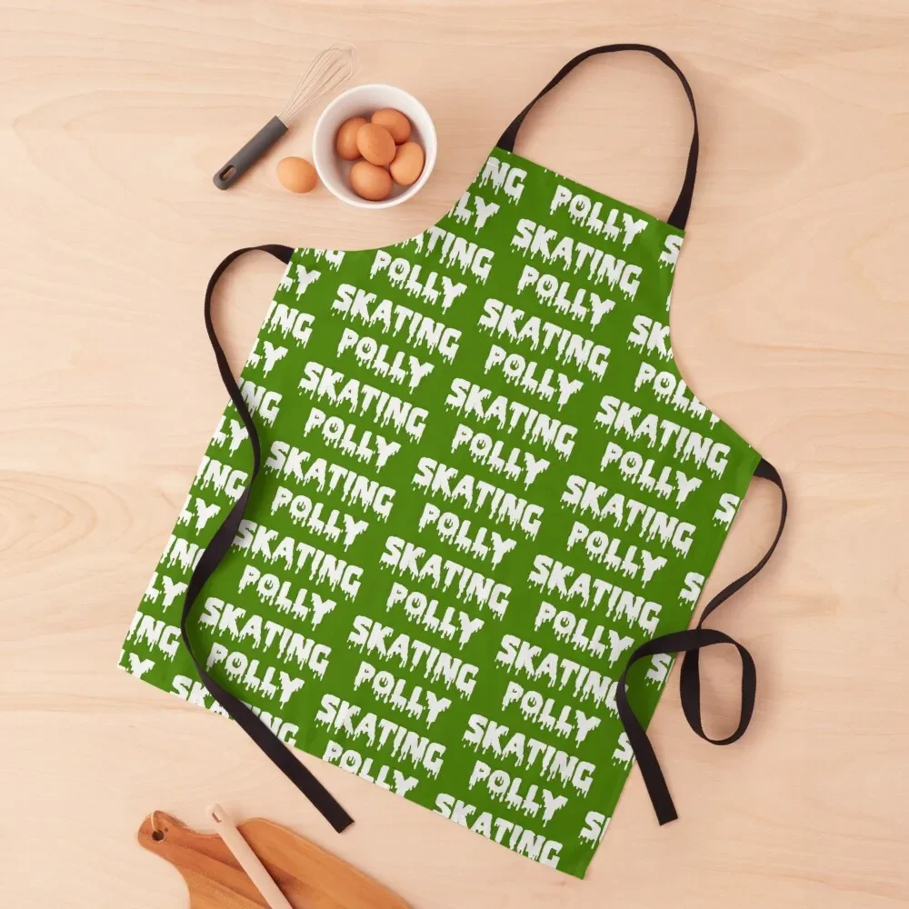 

Skating Polly Apron Customizable Woman christmas kitchen Camping Apron