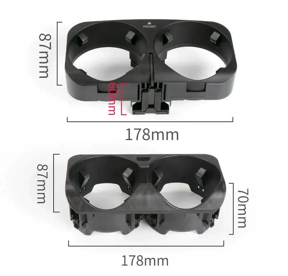 Auto Mittel konsole Wasser Getränke becher halter Inlay Abdeckplatte für Mercedes Benz Klasse W221 2014-2017 s300 s350 s400 s450 s500 – Detail 2