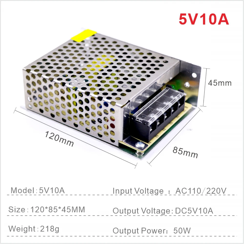 

DC5V LED Power Supply AC 110V/220V to 10A 20A 30A Switching Power Supply 150W Power Supply / LED Power Supply RGB LED Strip 5V