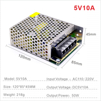 DC5V LED Power Supply AC 110V/220V to 10A 20A 30A Switching Power Supply 150W Power Supply / LED Power Supply RGB LED Strip 5V