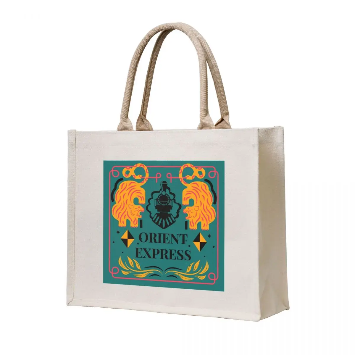 

Orient Express Tote Bag custom fabric bag tote bag women personalized tote