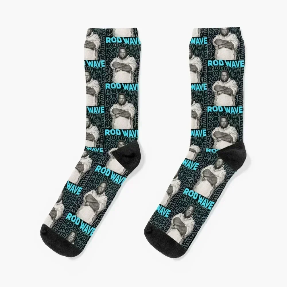 

Rod Wave Rod Wave Socks christmas stocking set funny gift anime Socks Women Men's anime Stockings loose Socks Men's Women's