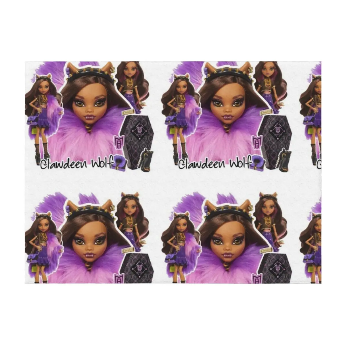 

Clawdeen Wolf Haunt Couture Throw Blanket for babies Kid'S Decorative Beds For Baby Blankets
