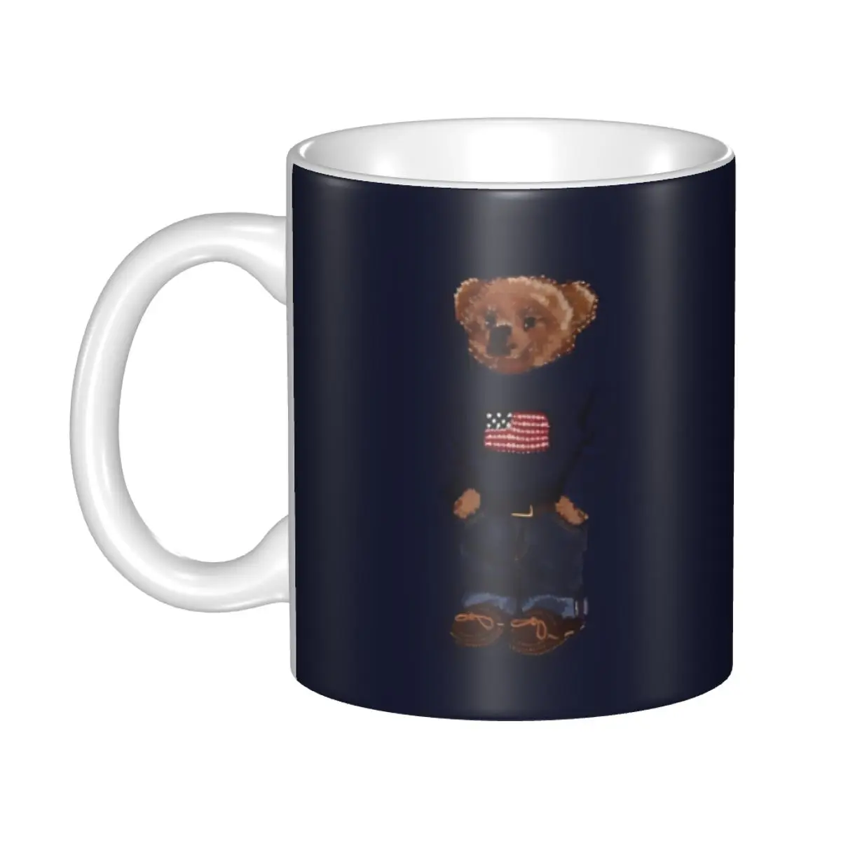 Ralph Bear Ceramics Coffee Mug Cute Gamer Birthday Gift Back To School Mug