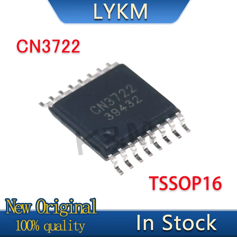 5/PCS New Original CN3722 TSSOP16 Solar control charging chip  In Stock