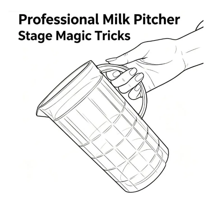 

Профессиональный кувшин для молока: фокусы для сцены, реквизит для магии, иллюзия исчезновения молока, иллюзия стакана, трюк с водой, игрушки для фокусников, комедийные фокусы