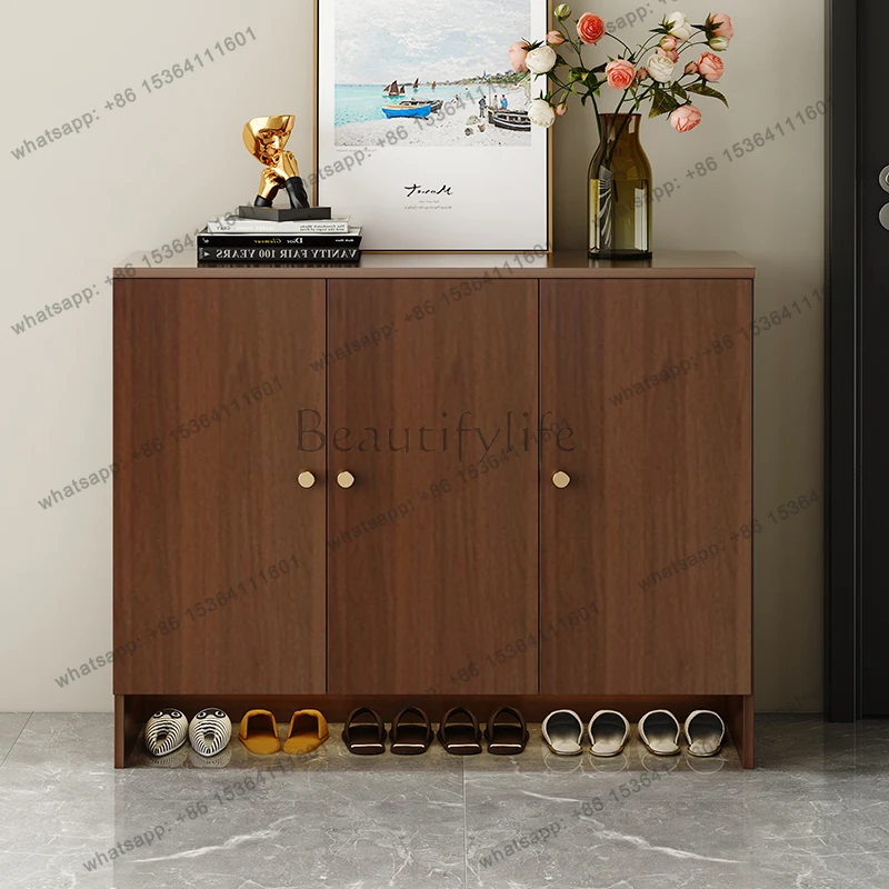 

Chinese Vintage Living Room Cabinets Multifunctional Rustic Porch Entrance Shoe Rack Premium Classic Mueble Zapatero Furniture