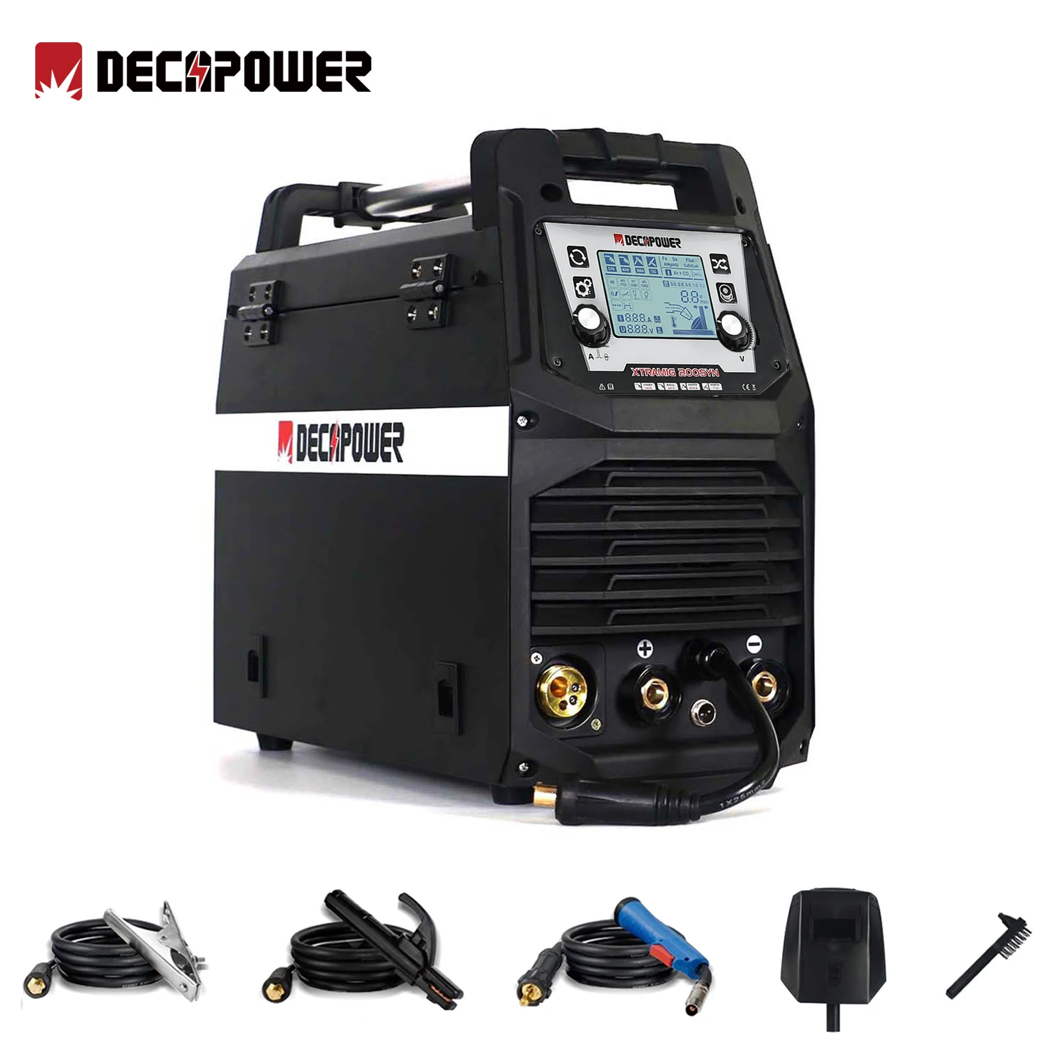 Decapower XTRAMIG Multi Progress Arc Inverter Gas No Gas 4 In 1 MMA MAG TIG MIG Welders Semi-automatic Welding Machine