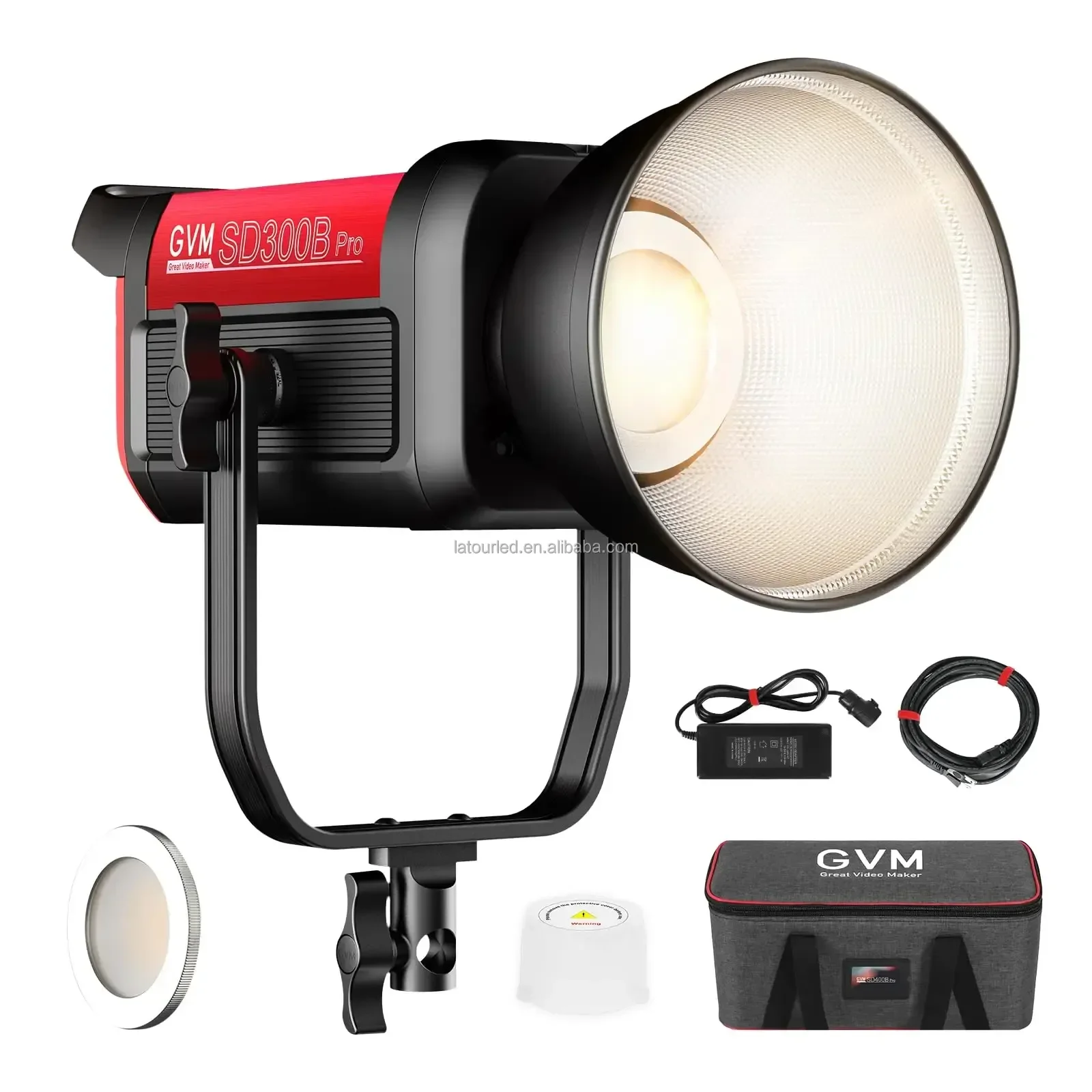 GVM Official PRO SD300B 300W High-Power LED Continuous Photography Light for Studio Video Dimmable Professional-Grade Lighting