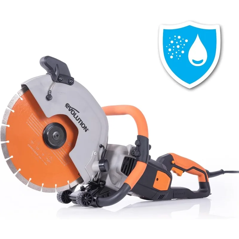 

Evolution R300DCT+ 12 Inch Concrete Saw with Water Fed Dust Suppression (Aka Circular Saw, Angle Grinder, Cut Off Saw