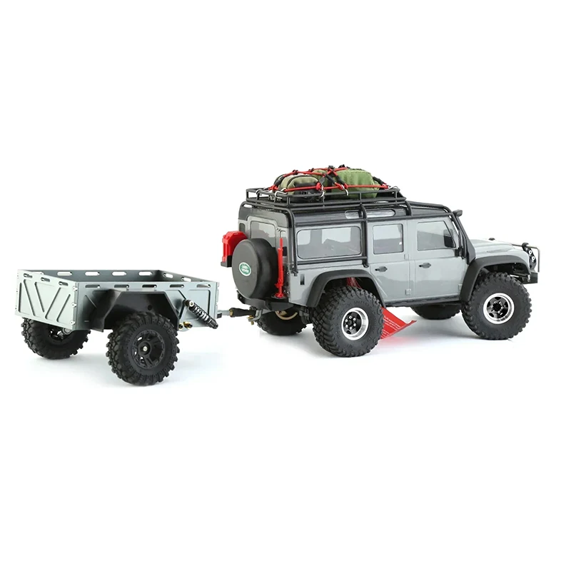 RC Car Metal Trailer Car Cargo Carrier Decoration for TRX4M TRX4-M 1/18 RC Crawler Car Upgrade Parts Accessories