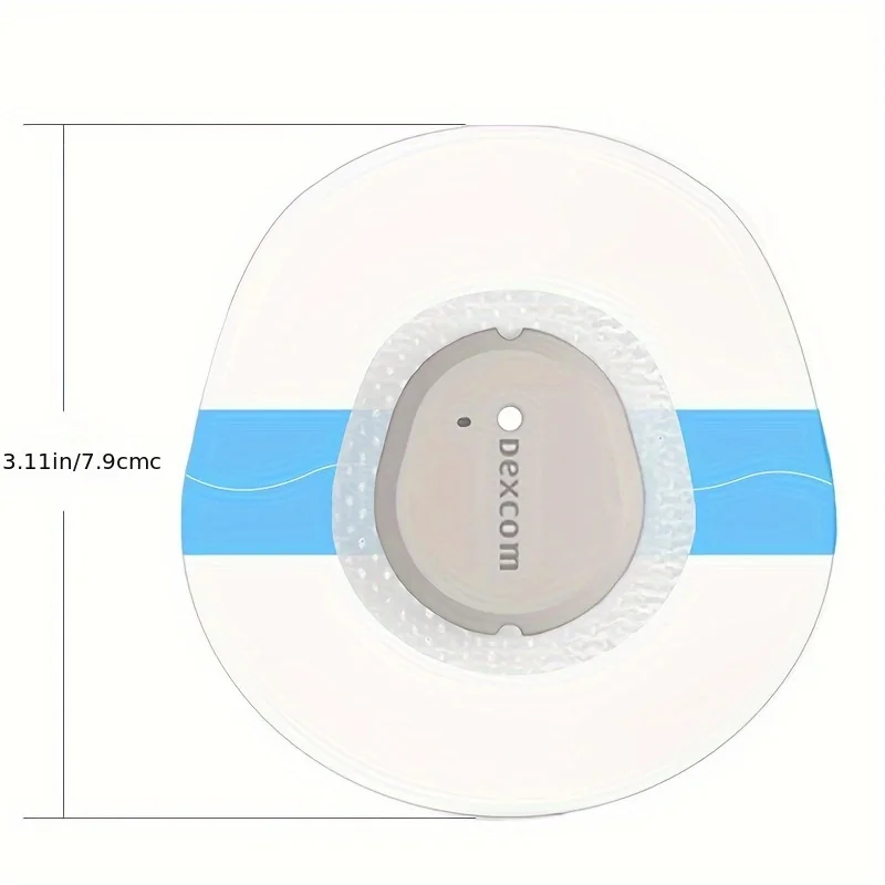 Dexcom G7 Waterproof Adhesive Patches, 20 Pack - Sweatproof, Hypoallergenic CGM, Pre-Cut Transparent Overpatch for 10 Days
