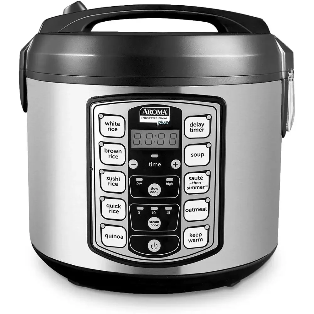 AROMA ®   Professionelle 20 Tassen gekocht / 5Qt. Digitaler Reis- und Getreidemultikocher Neu ARC-5000SB
