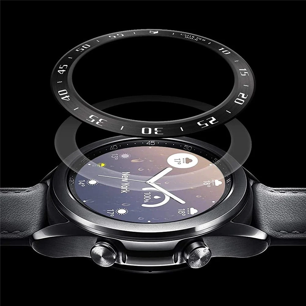 For galaxy watch 3 45mm 41mm bezel loop Styling Cover for samsung galaxy watch 3 bezel ring Anti Scratch & Collision Protector