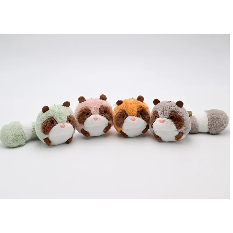 New scented long tail bear  soft plush cute fashione pendant funny decoration soft keychain birthday  sweet gift