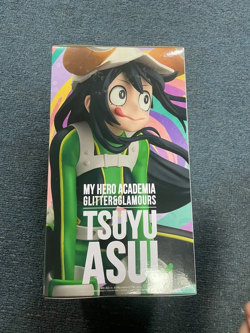 BANPRESTO GLITTER & GLAMOURS 14 cm Tsuyu Asui Anime Figure Action Figurine Collection Modello Giocattoli Regali di festa